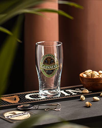 Guinness Official Green Collection Beer Glass, Classic Memorabilia (600ml)