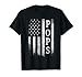 Pops American Flag Pops Gifts Patriotic Father's Day T-Shirt