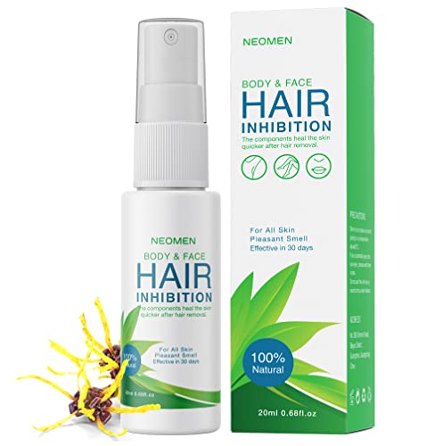 NEOMENTDG Bikini Hair Inhibitor Spray For Face And Body, Removal Women, Cream Partner, Botanical Extracts & Natural Ingredients, Healthy Permanent Effective(0.67 OZ), green, 0.68 Fl Oz (Pack of 1)
