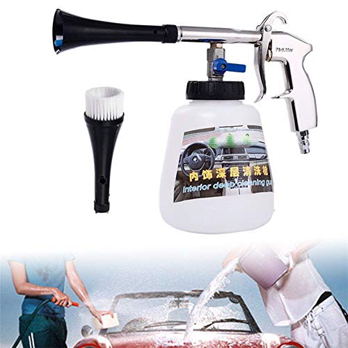 Preisvergleich Produktbild YIYIBY Reinigungspistole Fussmatten Waschpistole Druckluft Innenraum, Automatische Druckluft Reinigungspistole Waschpistole Mit Schaum KFZ Reiniger