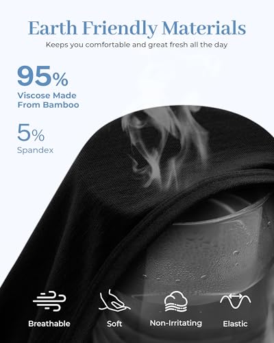 Image of BAMBOO COOL Womens Underwear Breathable Moisture-Wicking Briefs Hipster Ladies Panties, 5-Pack