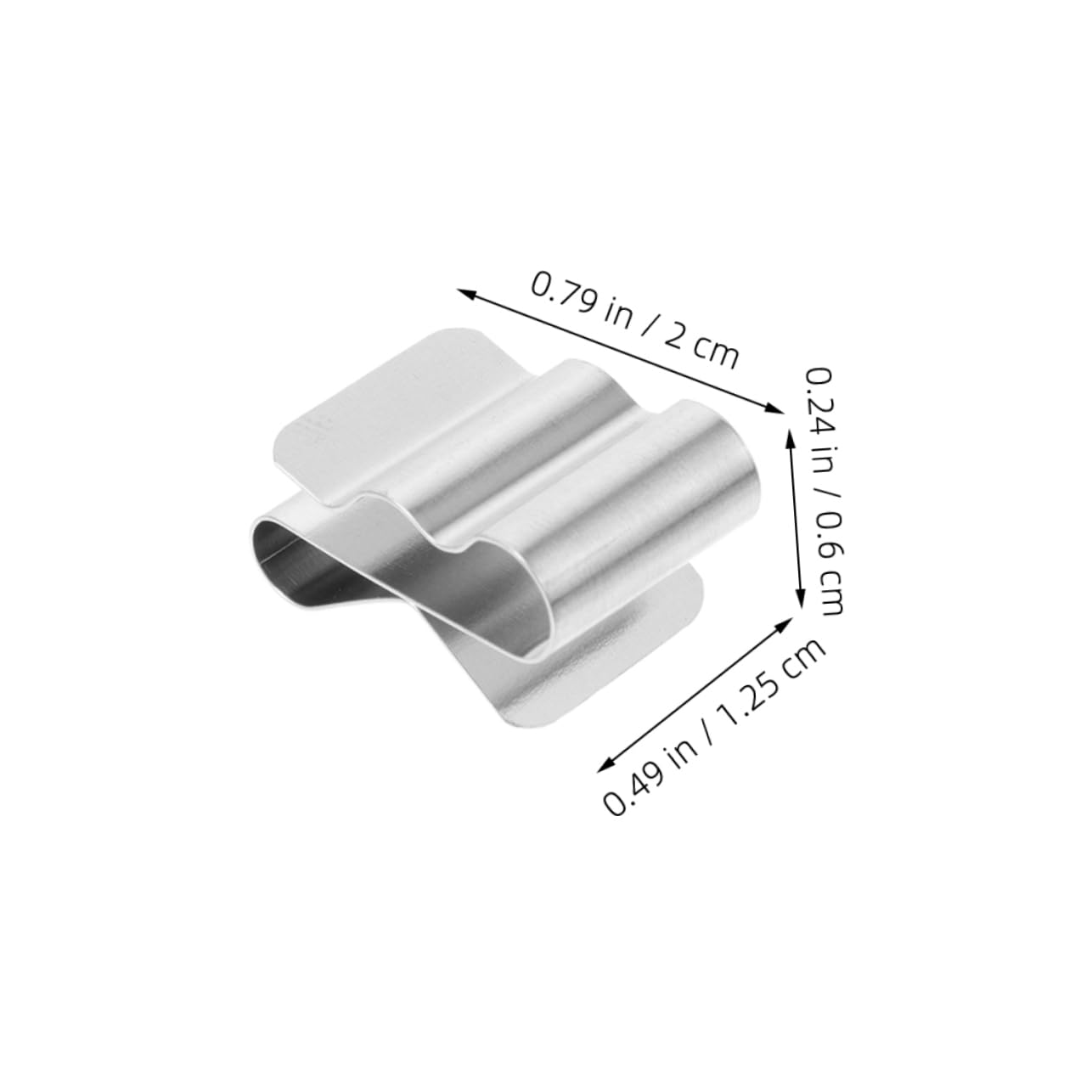 CIYODO Pcs Stainless Steel Cable Mounts for Solar Panel Wire Holder Clips Cable Crimp Crimps Solar Wire Clips