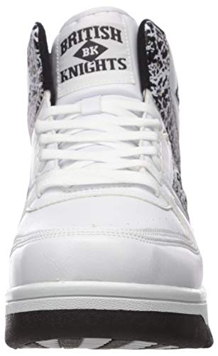 British Knights mens Kings Sl Sneaker, White/Black/El, 13 US2