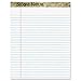 The Legal Pad Legal Rule Perforated Pads, Letter Size, White, 50 Sht Pads, 12/Pk - TOP7533