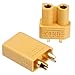 Hobbypark 10 Pairs XT30 Connectors Male Female Power Plugs with Heat Shrink Tubing for RC Lipo Battery Pack