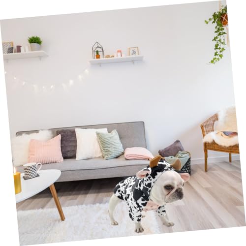 Disfraz de vaca para perro y gato talla M miniatura 4