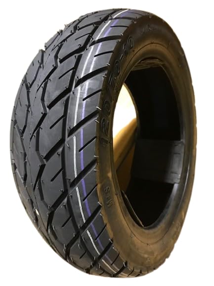Kit de pneus de scooter toutes saisons 120/70-10 TL 54L & 100/80-10 TL 51J (M+S) compatible avec Piaggio Zip compatible avec et de nombreux autres modèles