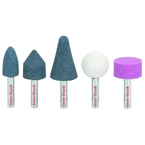 AASONS Abrasive Polish Mounted Stone Set Assorted Grinding Burr Wheel Shank 1/4" Grinder Tools (6mm Shank) (B094QVHPPV) Amazon Price History, Amazon Price Tracker