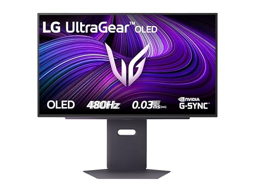 LG UltraGear OLED 27GX790A Monitor Gaming 27', QHD (2560x1440), OLED, 480Hz, 0,03ms (GtG), G-Sync, FreeSync Premium Pro, HDR True Black 400, HDMI 2.1, DisplayPort 2.1, Nero