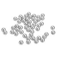 QUARKZMAN 50 Stück Kugellager Stahlkugeln, 7mm Kugellager Kugeln 304 Edelstahl Edelstahlkugeln G100 Präzisions Metallkugeln Lager Stahlkugeln für Lager Fahrräder