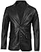 Decrum Leather Blazer Men - Mens Leather Jacket [1500563] | Blazer, M