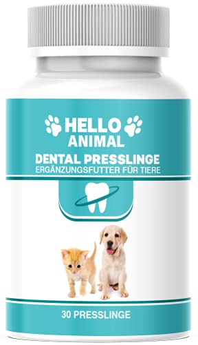 NEU: HelloAnimal DENTAL Presslinge für Hunde und Katzen - Zahnsteinentferner auch für Zwischenräume - Zahnreinigung und Zahnpflege -für Mundgeruch Cover