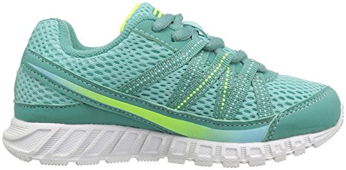 Fila Girl's Flicker Skate Shoe, Aruba Blue/Lagoon/Safety Yellow, 6 M Us Big Kid #TOP5