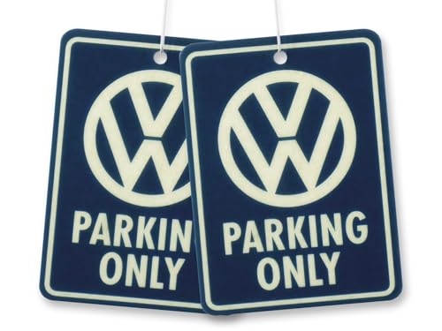 Image of BRISA VW Collection - VW Logo Car Air Fresheners, 2-Pack | Volkswagen Car Air Fresheners, 2-Pack, Long-Lasting Scent for Camping, Home Use, Parking Only, Fresh /Blue