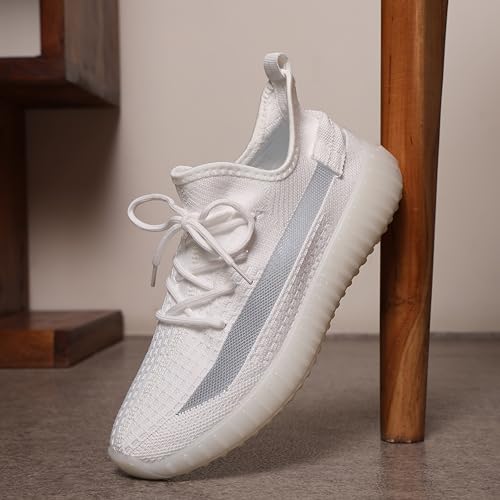 Image of Men's Black Sports Running Shoes | Lightweight Breathable Mesh Sneakers | Lace-Up Casual Walking & Gym Shoes | Anti-Slip Sole Comfortable Footwear for Men.