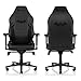 Secretlab Titan Evo Dark Knight Gaming Chair - Reclining, Ergonomic, Comfortable Computer Chair with 4D Armrests, Headrest & Lumbar Support - Small - Black - Leatherette