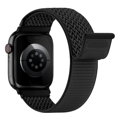 Nylon Sport Loop Straps for Apple Watch Strap 44mm 40mm 49mm 46mm 45mm 42mm 41mm 38mm Men Women,Soft Breathable Fabric Waterproof Bands for Apple Watch Band Series 11 10 9 8 7 6 5 4 Ultra/3/2 SE/3/2