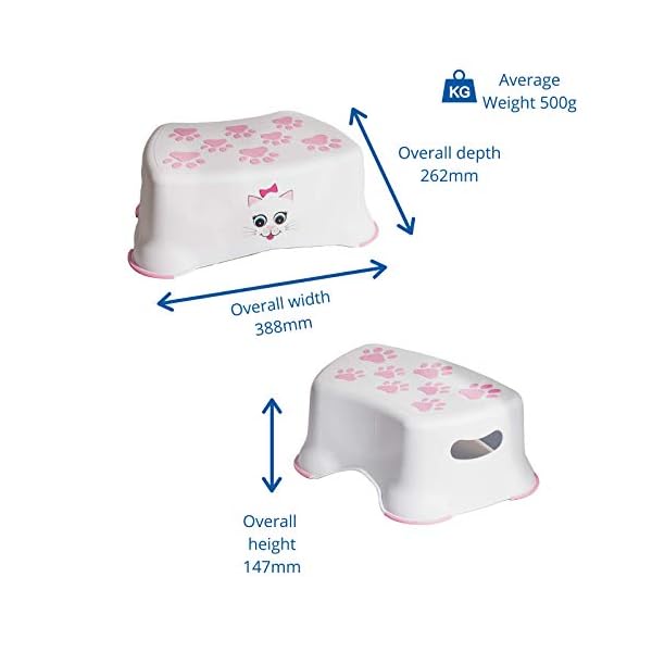 My Little Step Stool - Katze für Kleinkinder, Anti-Rutsch-Oberfläche, Toiletten-Training für Kinder, Ideal um Toilette… – Bild 5