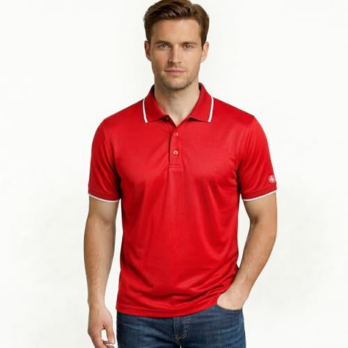 Polo de golf Island Green extensible anti-transpiration pour homme