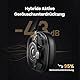 UGREEN HiTune Max5c Bluetooth Kopfhörer Over Ear mit Hybrid Active Noise Cancelling, Hi-Res Audio, LDAC, 75h Akku, Bluetooth 5.4, Spatial Audio, EQ in App, Duale Verbindung (Schwarz)