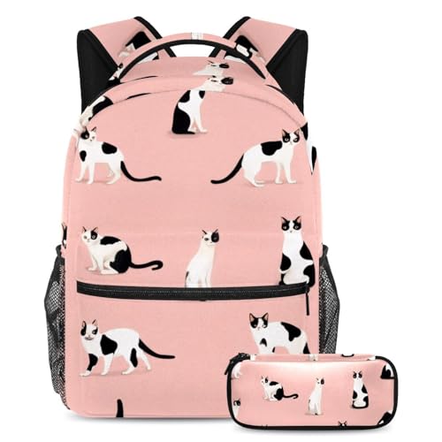 Sac à dos Golden Retriever 2 pièces avec trousse école voyage