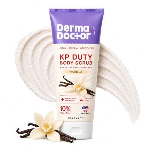 Image of DERMAdoctor KP Bump Eraser Vanilla Body Scrub, Keratosis Pilaris, 4 oz