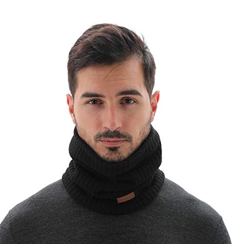 NovForth Winter Neck Warmer Fleece Lined Infinity Scarf - Image 3
