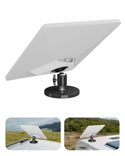 Foboull Starlink Mini Magnetic Car Roof Mount - 12 Strong Magnets, 80lbs Super Pull Force, Anti-Scratch Rubber Coated Mounting Kit for Car, RV, Vans, Truck, Boat