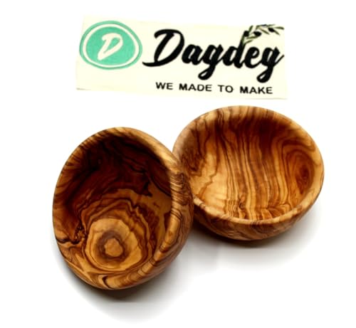 DAGDEG Schale aus Olivenholz, Müslischale, Beilagenschälchen,...
