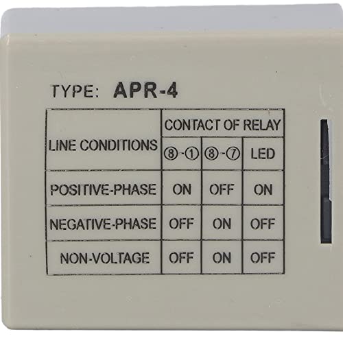 Protetor de Fase APR-4 Controle de Fase Impermeável AC 5A Dispositivo de Proteção de Sequência de Fa