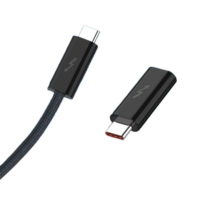 Cable de datos USB 4.0 tipo/C de 240 W, cable de carga rápida con velocidad de 40 Gbps, video HD 8K