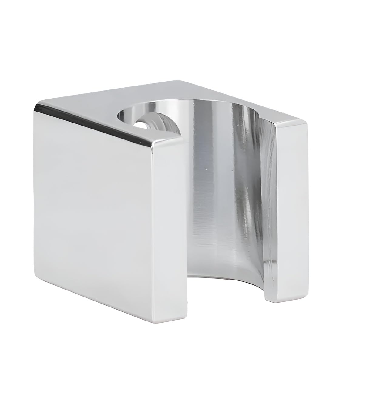 Health Faucet Wall Hook Stand/Hook/Bracket Made with Aluminum (Solid Metal) for Health Faucet and Hand Shower Silver/Chrome (Pack of 1)