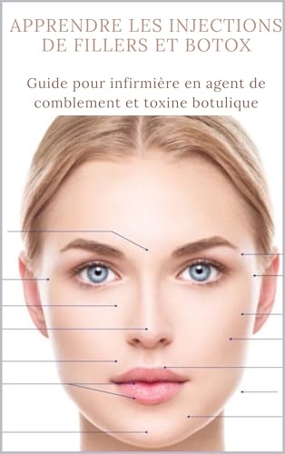Apprendre les injections de Fillers et Botox: Guide pour infirmière en agent de comblement et toxine botulique (Formation en extensions de cils professionnelles)