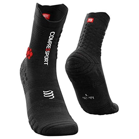 Compressport st3t2sb Socks, Unisex, Black, 39-41 Cover