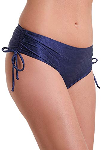 Calcinha Biquíni Avulso Amarração Lateral Marrakesh - Azul Marinho - P
