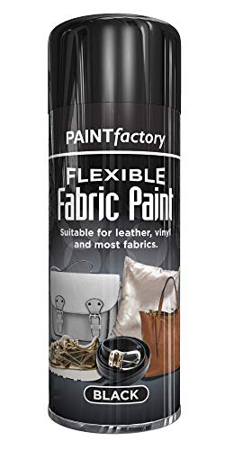 Paint Factory Fabric and Vinyl Paint Black, 200 ml