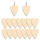 Healvian 50piezas Pendientes De Madera Forma De Corazón Joyería Informal Para Mujeres Niñas Accesorios Para Orejas Decoración Para Fiestas