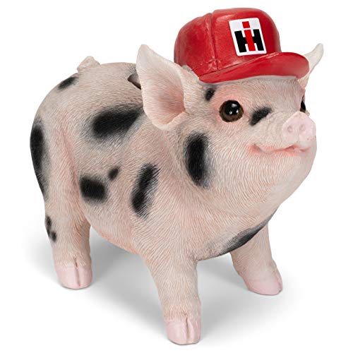 Image of International Harvester IH Polyresin Spotted Piglet Bank 6864