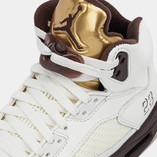 Air Jordan 5 Retro Golden Ticket Womens Lifestyle Shoes (Earth/Metallic Gold/Sail/Muslin)2