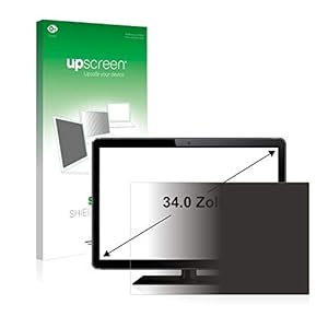 upscreen 34 Zoll Blickschutzfilter Anti-Spy Privacy