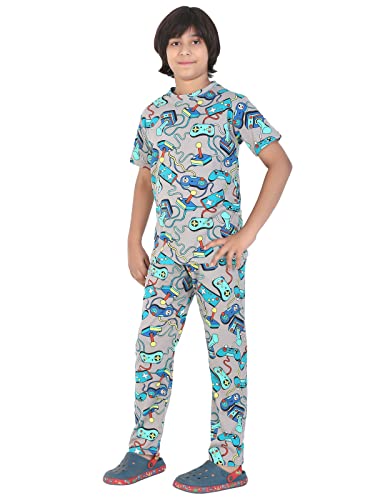 Image of Ninos Dreams Boys Cotton Coord Set /Boys Night Suit /Boys Loungewear /Boys Night Dress