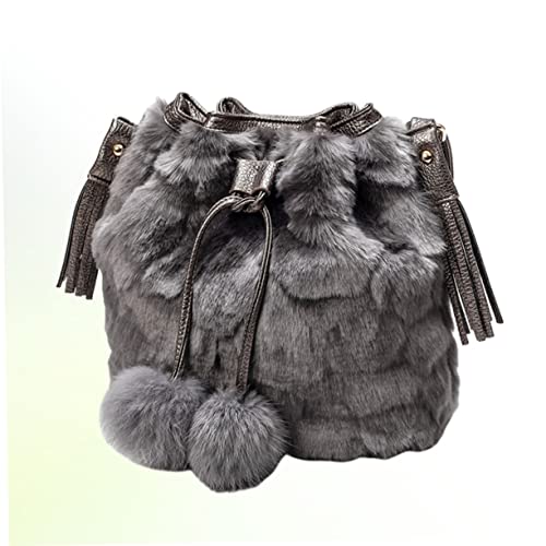 Sac seau à pompons avec cordon le cadeau doux idéal pour elle - 4