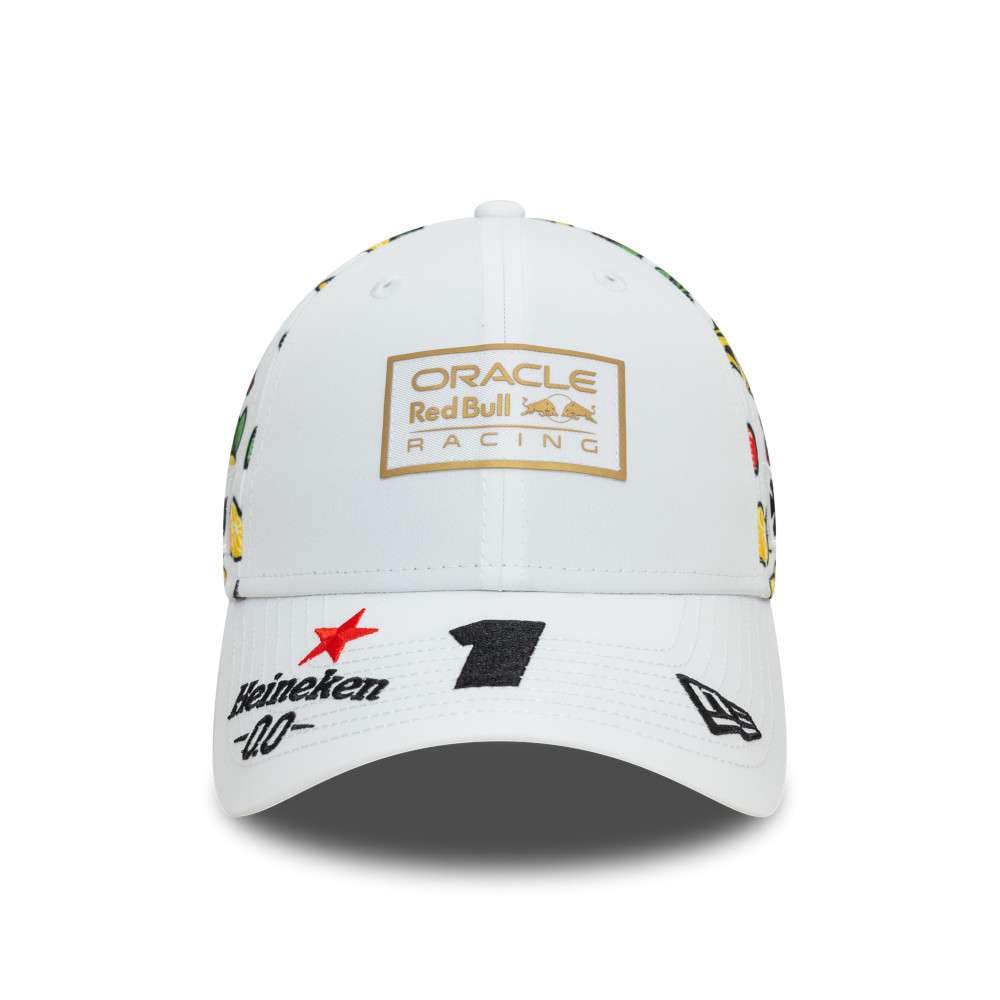 New Era Gorra 9Forty Red Bull F1 Las Vegas Max Verstappen, talla única, blanco, Talla única