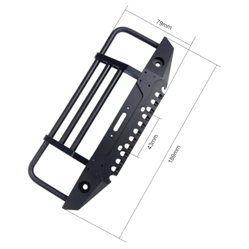 Parachoques TRX4 de Metal Mecanizado Alta Resistencia para Bronco 4