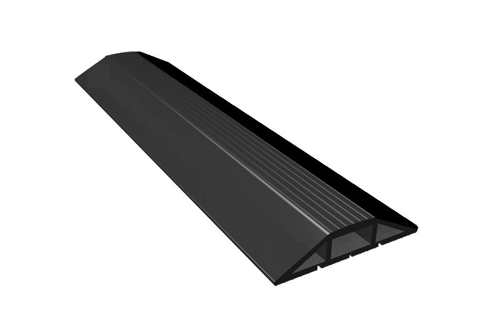 The Ramp People Black Floor Cable Protector (Channel Size 20Mm X 10Mm) (2000Mm)