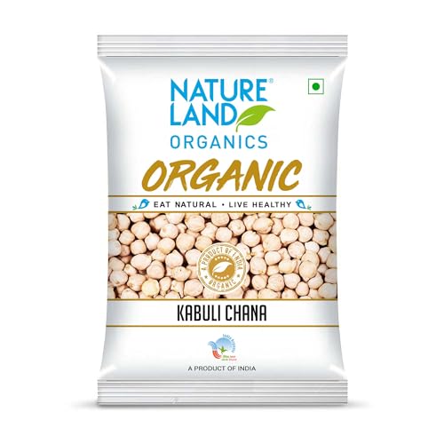 Image of Natureland Organics Kabuli Chana /White Chana /Chole 500 Gm (pack of 2)