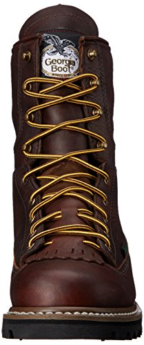 Georgia Mens 8" Lace-To-Toe Boot-M Georgia Work Boot, Chocolate, 10 Us #TOP1