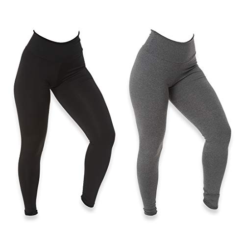 Kit com 2 Legging Suplex Basic (G, Preto/Cinza)