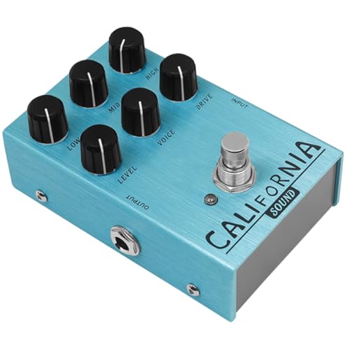 Yardwe Delay Pedal for Electric Guitar Analog Delay Effect Simulation Lightweight and Portable Sound Intensity Durable for Performance and Practice