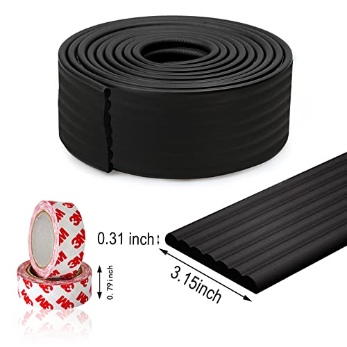 Soft & Extra Wide Edge Protector For Baby (6.5Ft) With Strong 3M Tape, Baby Proof Corners And Edges, Baby Proofing Furniture Padding, Foam Edge Guards For Baby Safety, Fireplace (Black) #TOP1